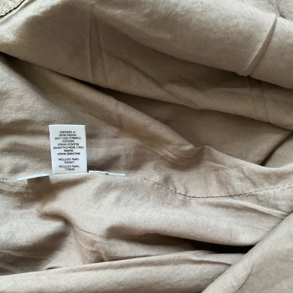 Ann Taylor Loft Tan Pleated Skirt, Size 4 - Picture 8 of 8